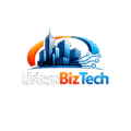 urbanbiztech logo with city skyline
